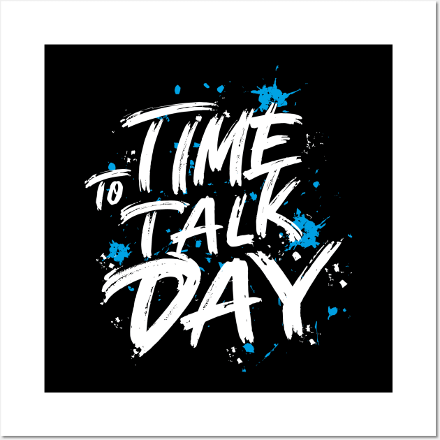 Time to Talk Day – February Wall Art by irfankokabi